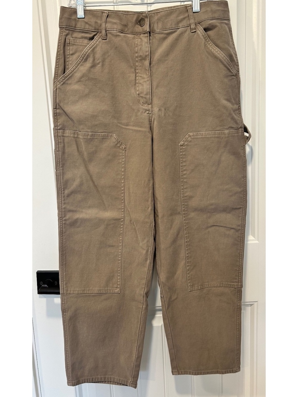 Wilfred Free carpenter pants with reinforced knees hammer loop wide barrel legs